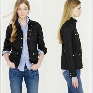 J.Crew Field Jacket in black with gold hardware
Size small
Perfect condition